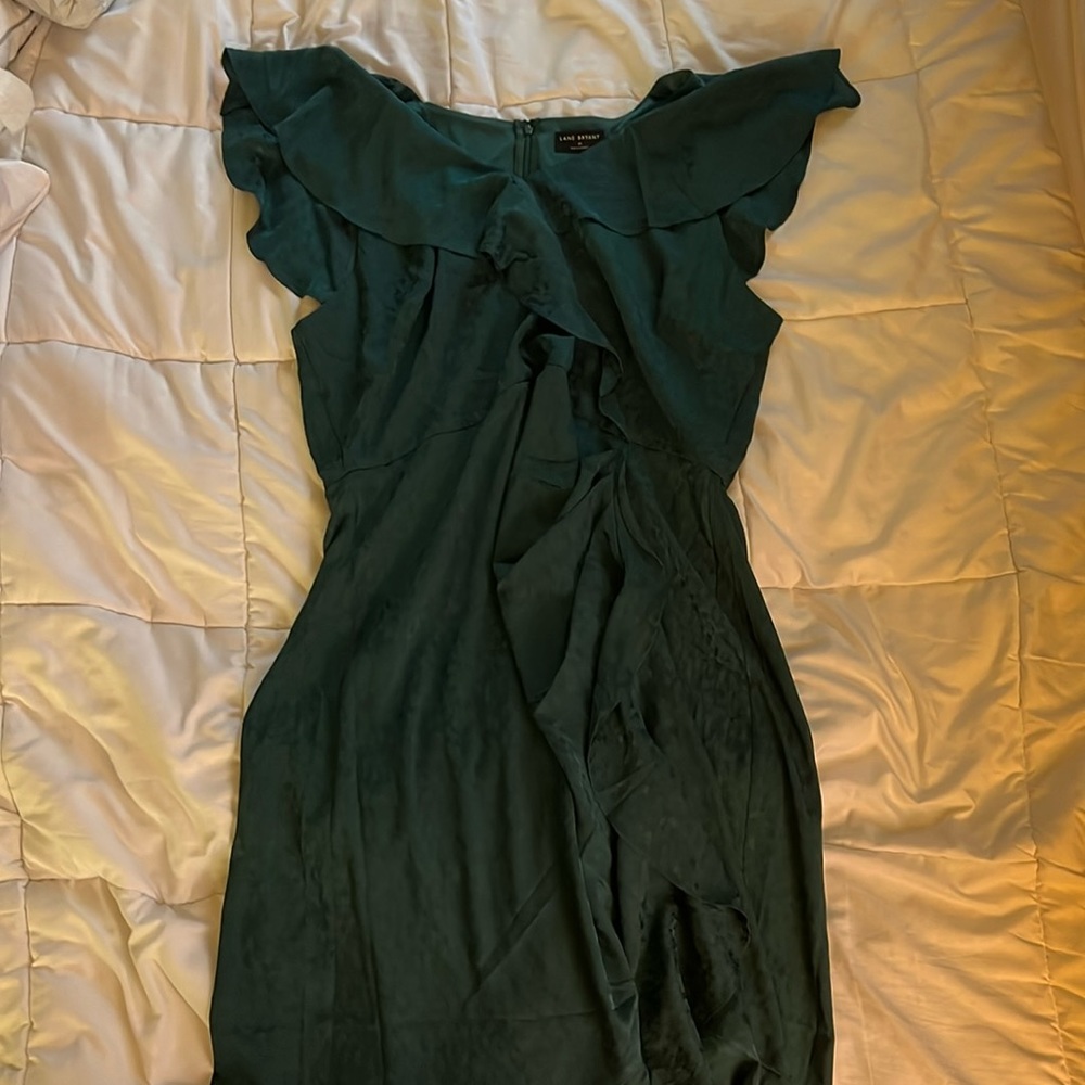 Emerald green lane bryant maxi dress size 18 new with tags